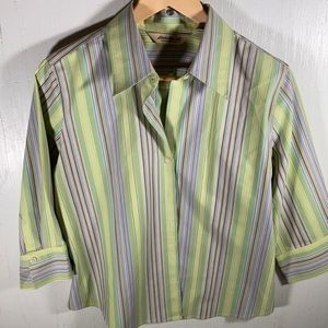 Eddie Bauer 3/4 length sleeves petite large